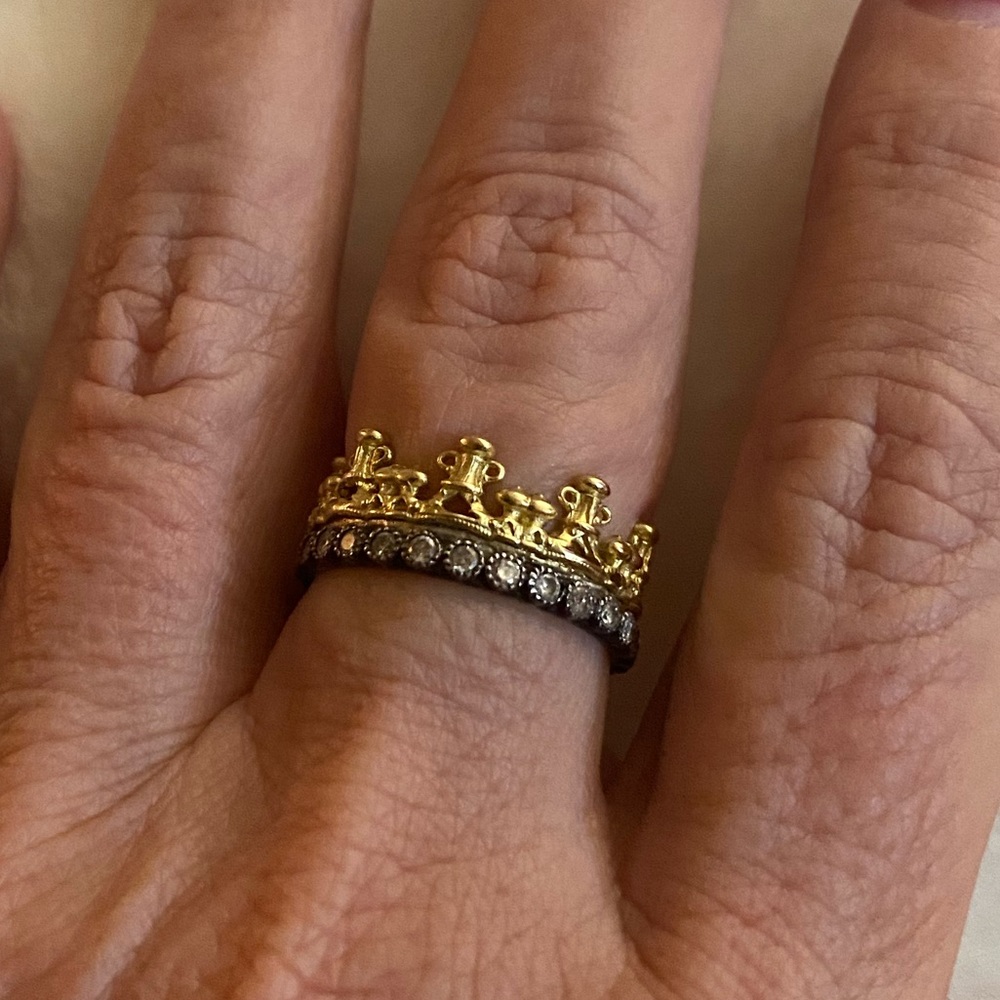 Armenta stackable crown ring size 8.5